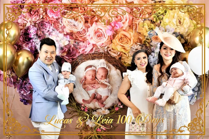 baby shower photo booth